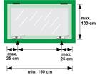 AXA Raamuitzetter security RVS AXAFLEX 20 MM