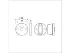 AMI WC rond rozet RH F1 NO 3 8 MM