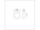 AMI Kruklager nylon transparant 10 STUKS