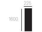 Allux Statief Zwart/Inox 1001