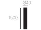 Allux Statief Zwart 1005