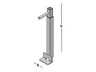 GB Gevelklem 350-460 MM