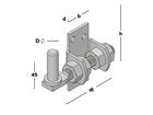 GB Plaatduim verstelbaar 125MM M16