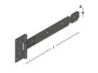 GB Kruisheng licht zwart 250MM