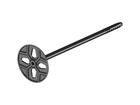 GB Isolatieplug zwart met vaste schotel UNI-FLEXPLUG 8X200MM 250st