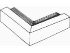 ALUART Dakrandprofiel aluminium 2,5 METER 30X28-2.5M