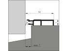 ELLEN tochtprofiel opbouw acryl ARP 5 300 CM