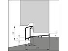 ELLEN Aanslagprofiel aluminium ANB S5 300 CM