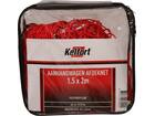 Kelfort Aanhangwagennet rood polyester 45x45 mm 1.5X2.0 meter