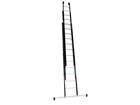Kelfort Reformladder zwart gecoat met stabilisatiebalk 3X12 TR