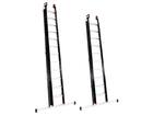 Kelfort Reformladder zwart gecoat met stabilisatiebalk 3X12 TR