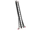KELFORT Reformladder zwart gecoat met gevelrol MAGNUS 3X14 TREDE