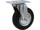 KELFORT Zwenkwiel rubber 100 KG 125 MM