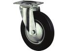 KELFORT Zwenkwiel rubber 100 KG 125 MM