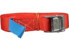Kelfort Spanband rood met klemgesp 25 mm X5,0 meter