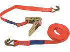 Kelfort Spanband rood met ratel en haken 700 kg 25 mm X5,0 meter