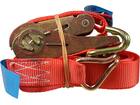 Kelfort Spanband rood met ratel en haken 700 kg 25 mm X5,0 meter