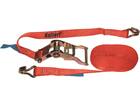 Kelfort Spanband rood met ratel en haken 3000 kg 35 mm X5,0 meter