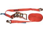 Kelfort Spanband rood met ratel en haken 3000 kg 35 mm X5,0 meter
