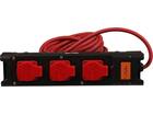 Kelfort Contactblok nylon met kabel H07M-F 3delig 10M 3X1,5