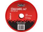 Kelfort Staalkabel gegalvaniseerd PVC gecoat 6X7MM/100M