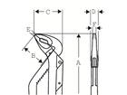 BAHCO Waterpomptang 8224 250 MM