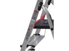ALTREX Huishoudtrap aluminium Double Decker 1X6