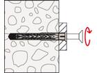 Fischer Constructieplug met schroef SXRL T 10X100MM 50st