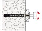 Fischer Constructieplug met schroef SXRL FUS 10X120MM 50st