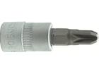 Ironside Dopsleutelschroevendraaier chroom 1/4 philips pz1