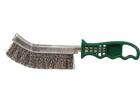 Ironside Staaldraadborstel met kunststof greep groen