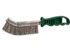 Ironside Staaldraadborstel met kunststof greep groen