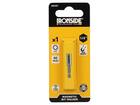 Ironside bithouder RVS met borgring 60 mm