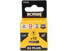 Ironside Bit 1/4 standaard S2 10 stuks ph3-25 mm