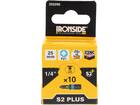 Ironside Bit 1/4 standaard S2 10 stuks pz1-25 mm
