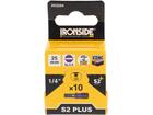 Ironside Bit 1/4 standaard S2 10 stuks sl4,5-25 mm