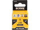 Ironside Bit 1/4 standaard S2 10 stuks sl6,5-25 mm