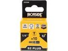 Ironside Bit 1/4 standaard S2 10 stuks hex4-25 mm