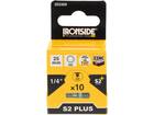 Ironside Bit 1/4 standaard S2 10 stuks hex5-25 mm