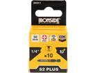 Ironside Bit 1/4 standaard S2 10 stuks ph1-50 mm
