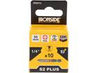 Ironside Bit 1/4 standaard S2 10 stuks ph3-50 mm