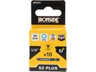 Ironside Bit 1/4 standaard S2 10 stuks pz3-50 mm