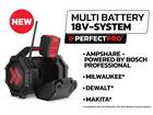 PERFECTPRO Bouwradio ROCKTAGON 18V
