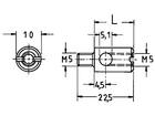 Junie Verlengbus tbv drukcilinder 2960 10MM