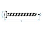 GebuVolco Spaanplaatschroef RVS CK 5.0x40 PZ-2 200 stuks