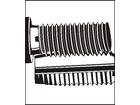 V-Coil Draadbus 100 stuks M5X0,8