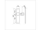 AMI Knoplangschild 251/50/8 BLIND