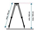 LEVELFIX Statief aluminium universeel P180EM