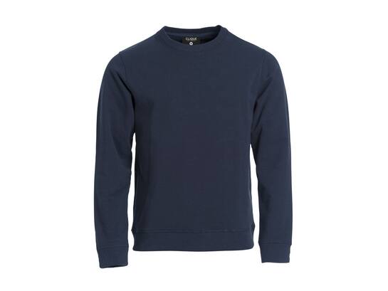 Clique sweater Classix roundneck dark marine maat S
