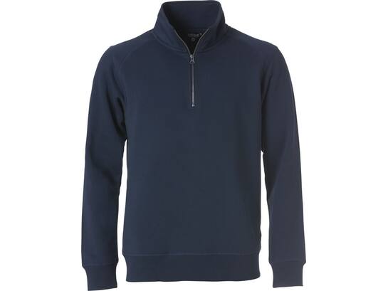 Clique sweater Classix Half zip dark marine maat M